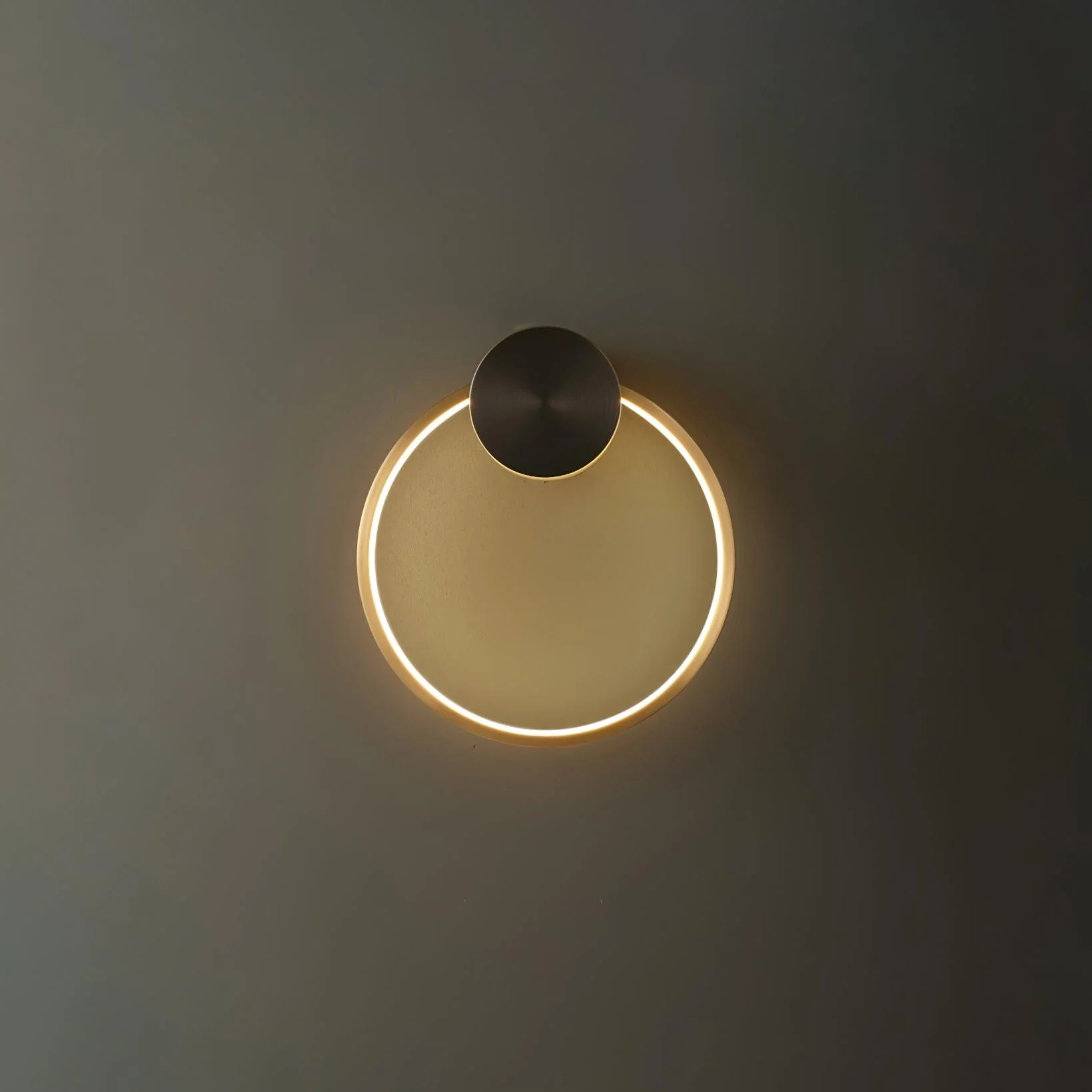 Maisie Wall Light Modern Minimalist Ring Shaped LED Brass - Image 52