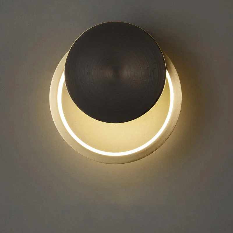 Maisie Wall Light Modern Minimalist Ring Shaped LED Brass - Image 55