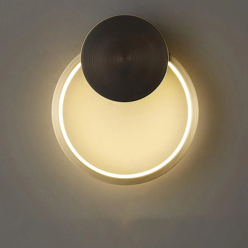 Maisie Wall Light Modern Minimalist Ring Shaped LED Brass - Image 58