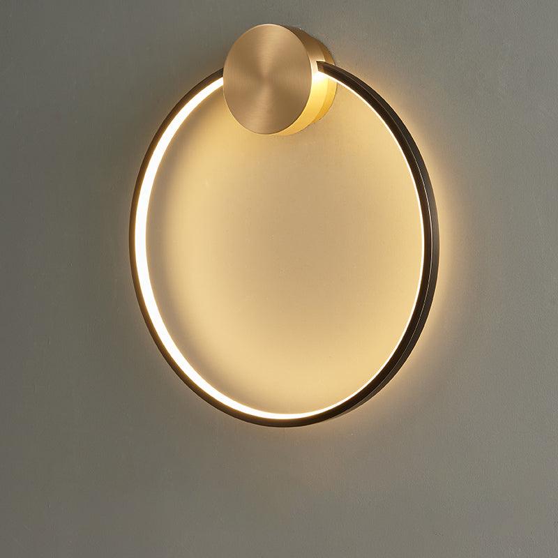 Maisie Wall Light Modern Minimalist Ring Shaped LED Brass - Image 63