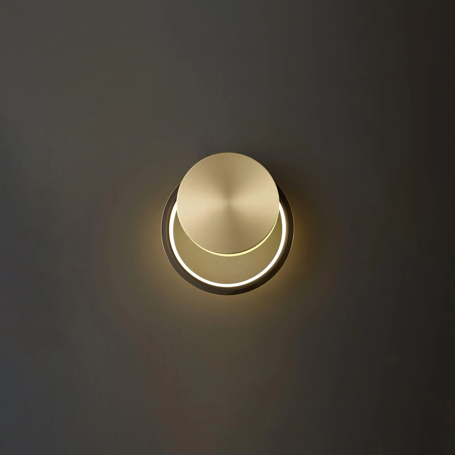 Maisie Wall Light Modern Minimalist Ring Shaped LED Brass - Image 72