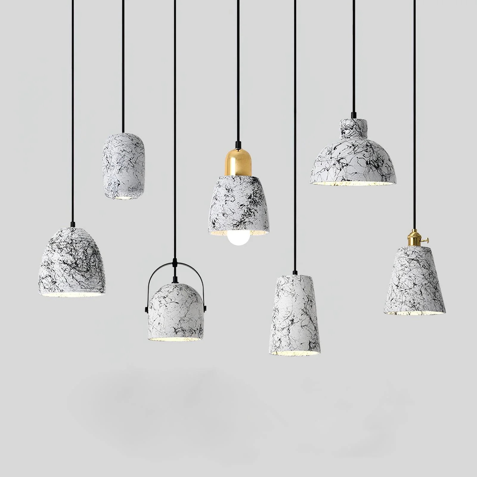 Marble Modern Cement Pendant Lights - Image 31