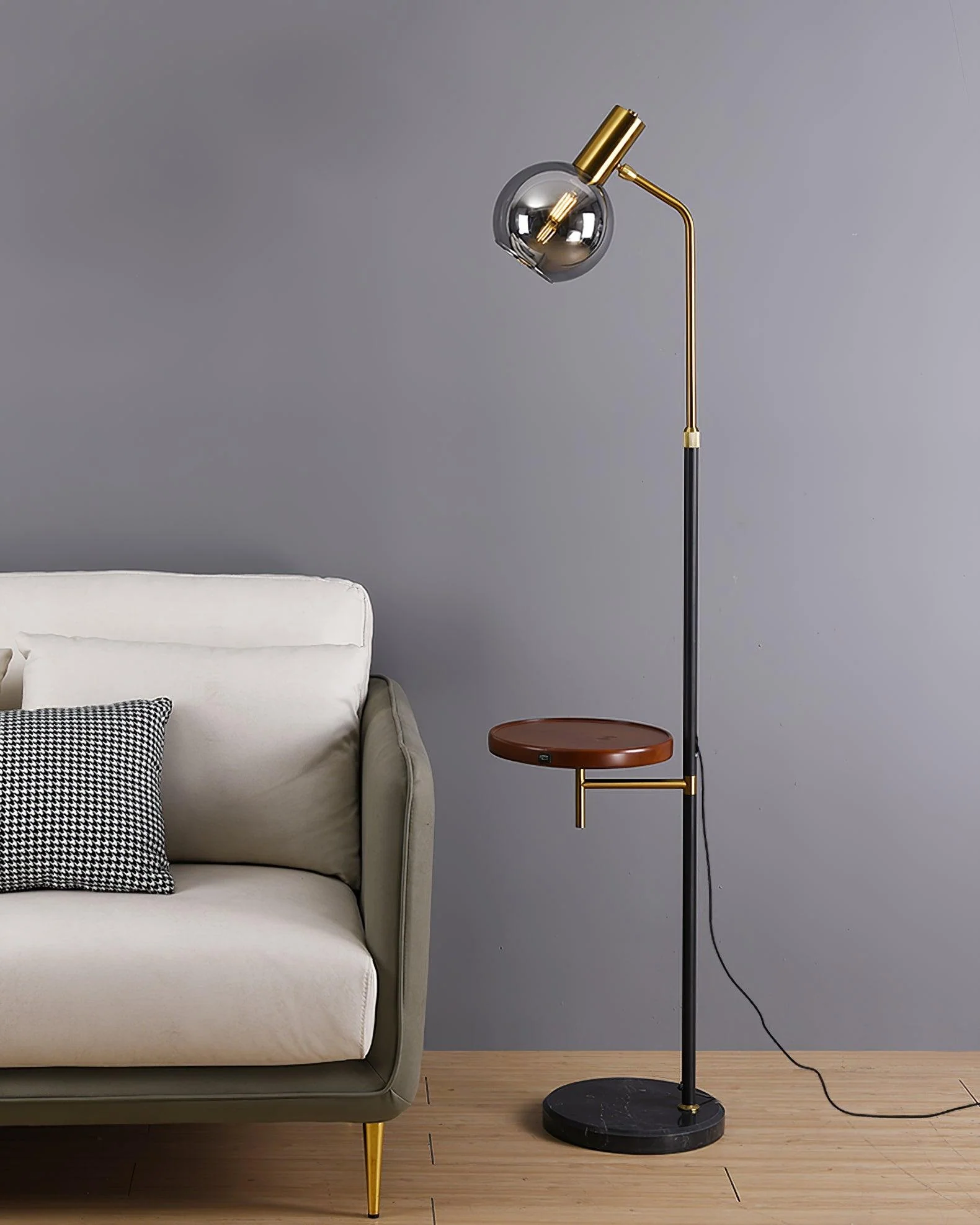 Marble Modern Glass Floor Lamp - Image 10
