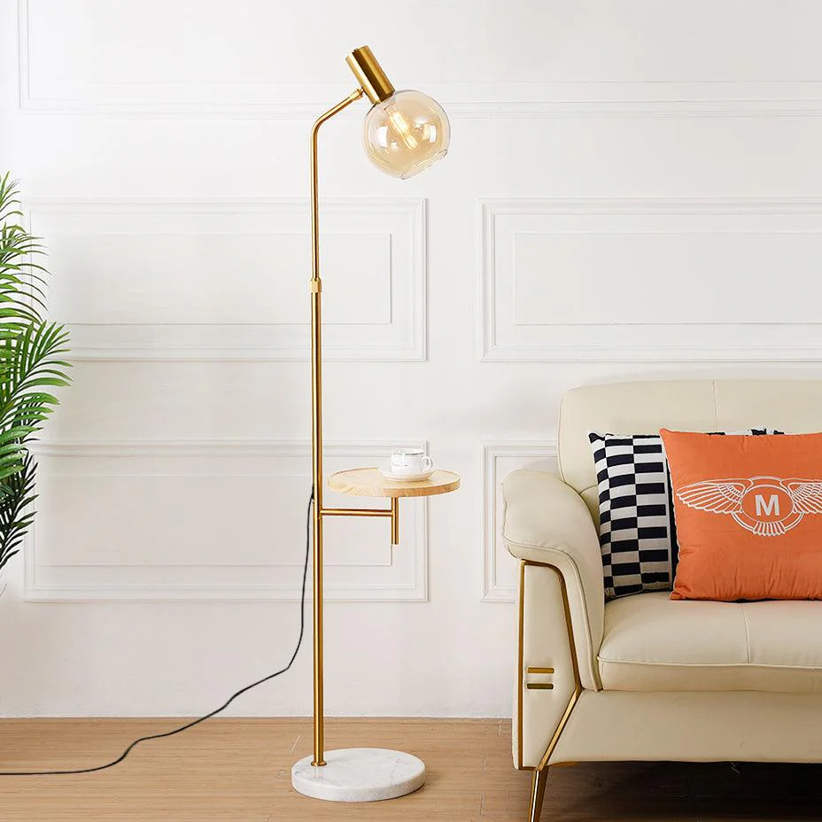 Marble Modern Glass Floor Lamp - Image 2