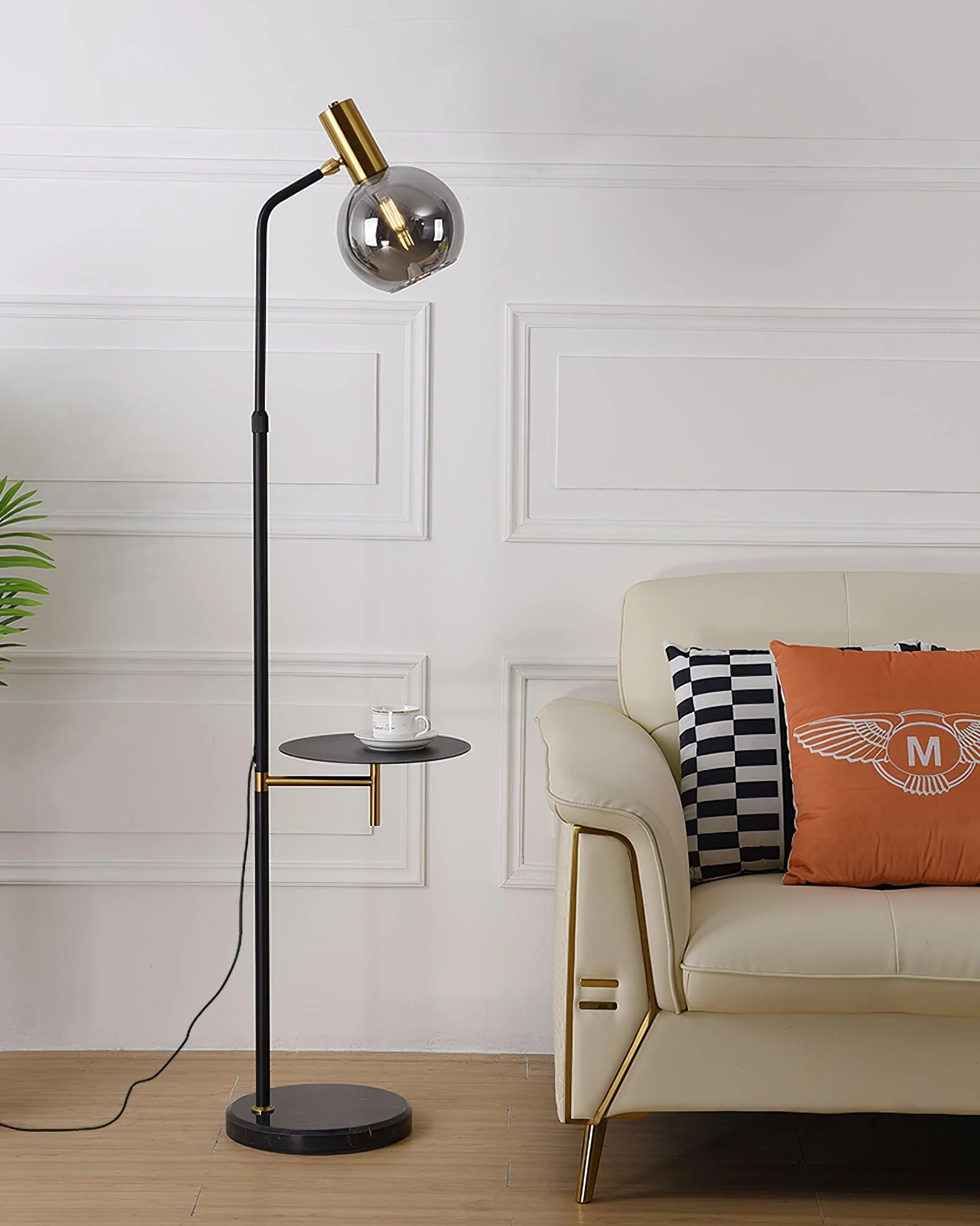 Marble Modern Glass Floor Lamp - Image 6