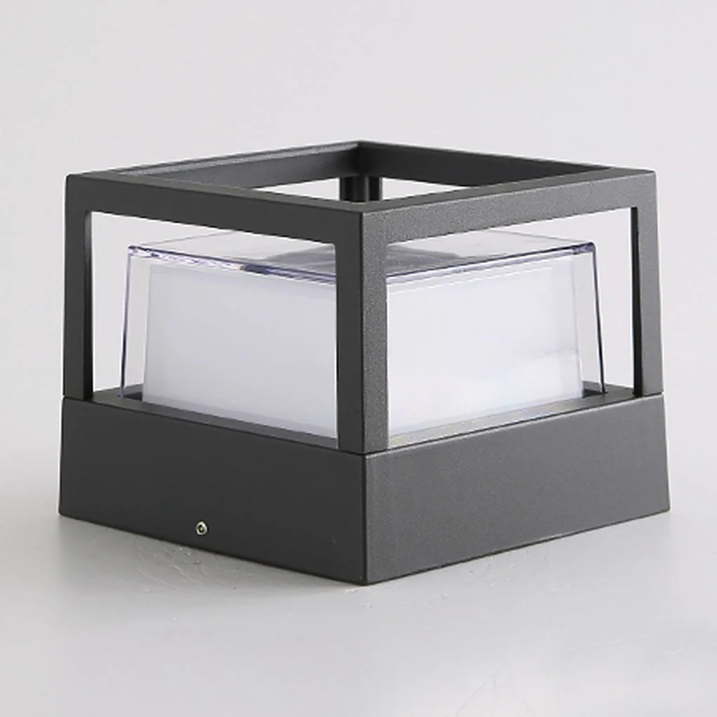 Marc Square Pier Outdoor Mount Post Lamp - Image 5