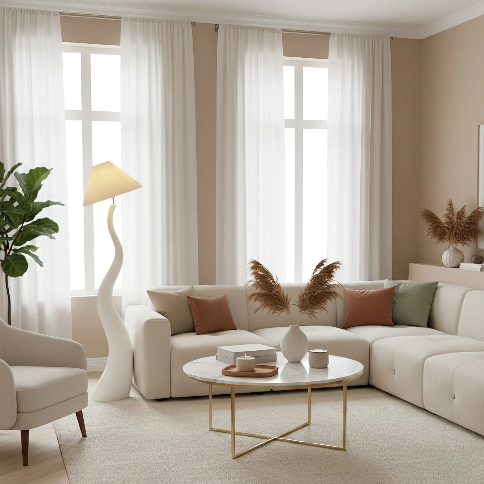 Marlene Modern Resin Floor Lamp - Image 9