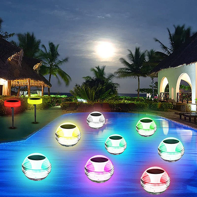 Marot Solar Spectra PC Outdoor Floating Pool Lights - Image 5