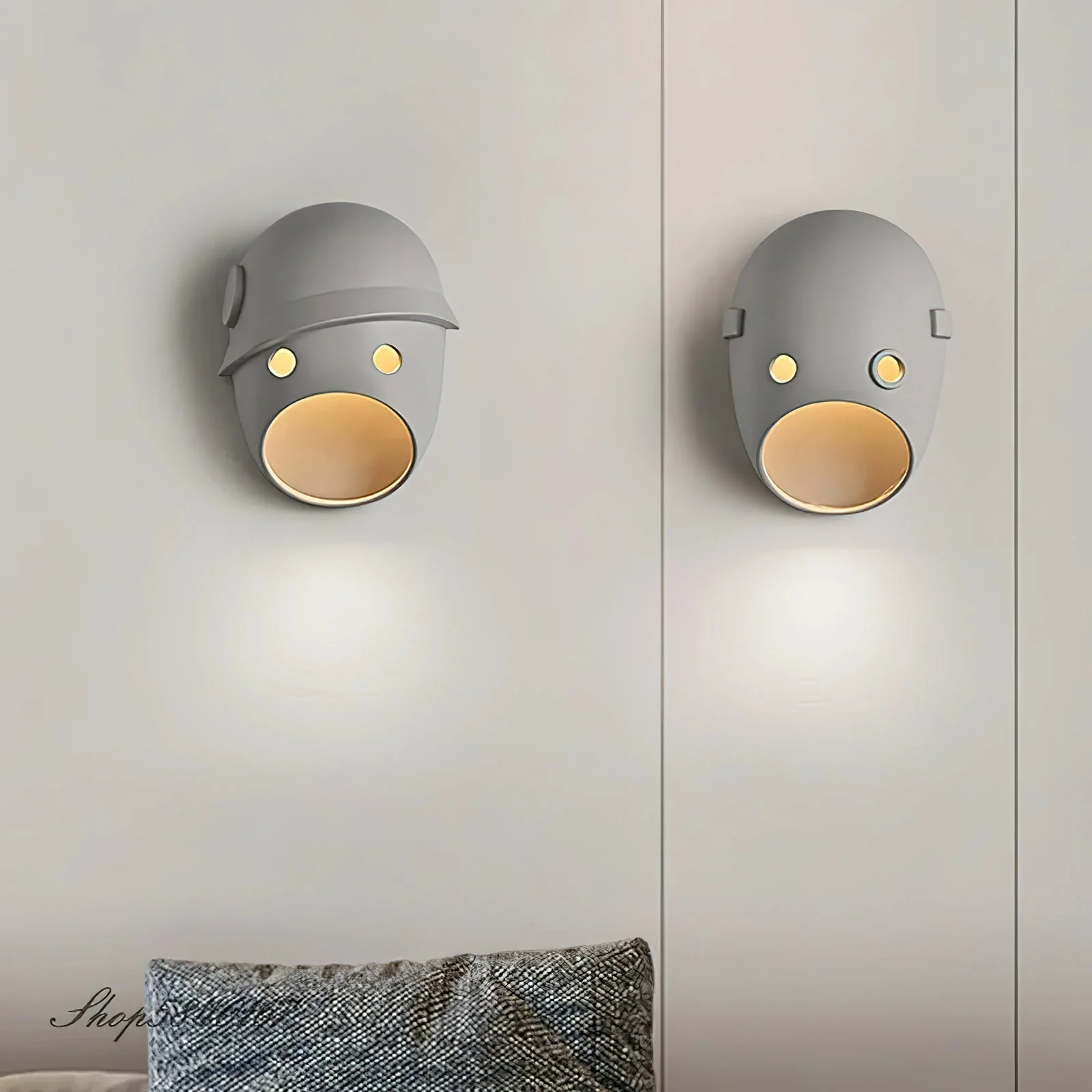 Mask Individual Creativity Resin Wall Light - Image 42