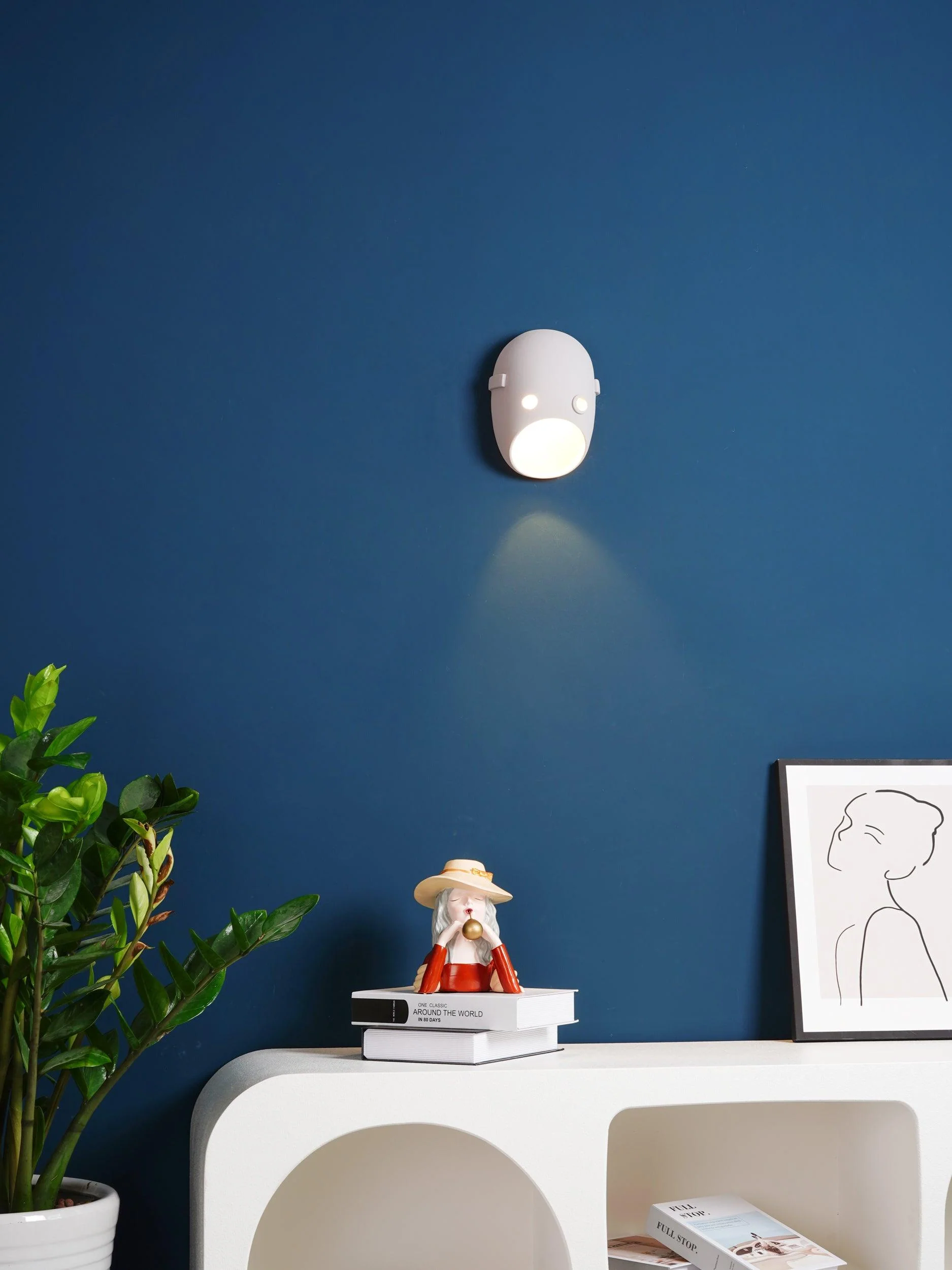Mask Individual Creativity Resin Wall Light - Image 65