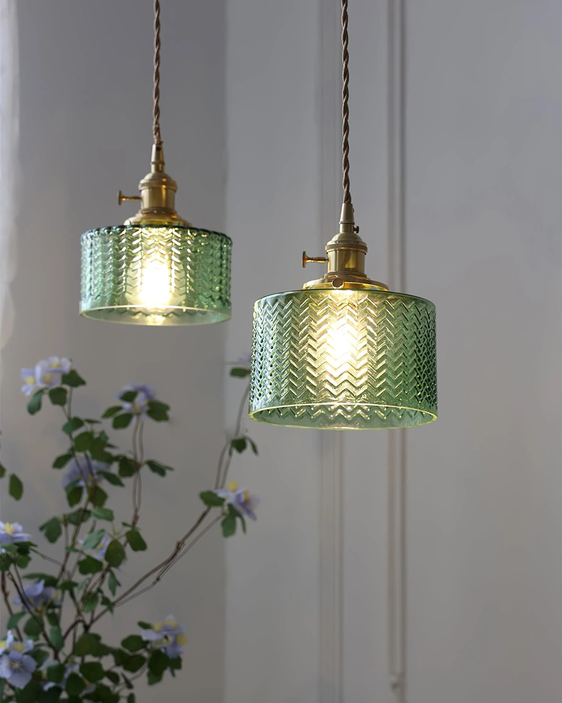 Matilda Vintage Glass Pendant Light - Image 10