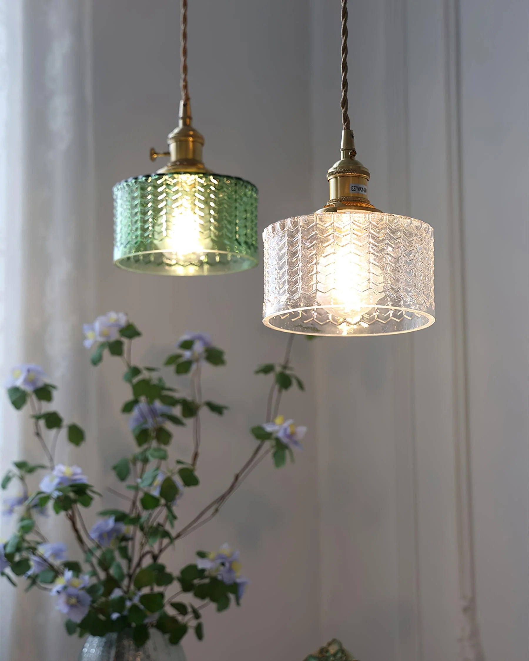 Matilda Vintage Glass Pendant Light - Image 12