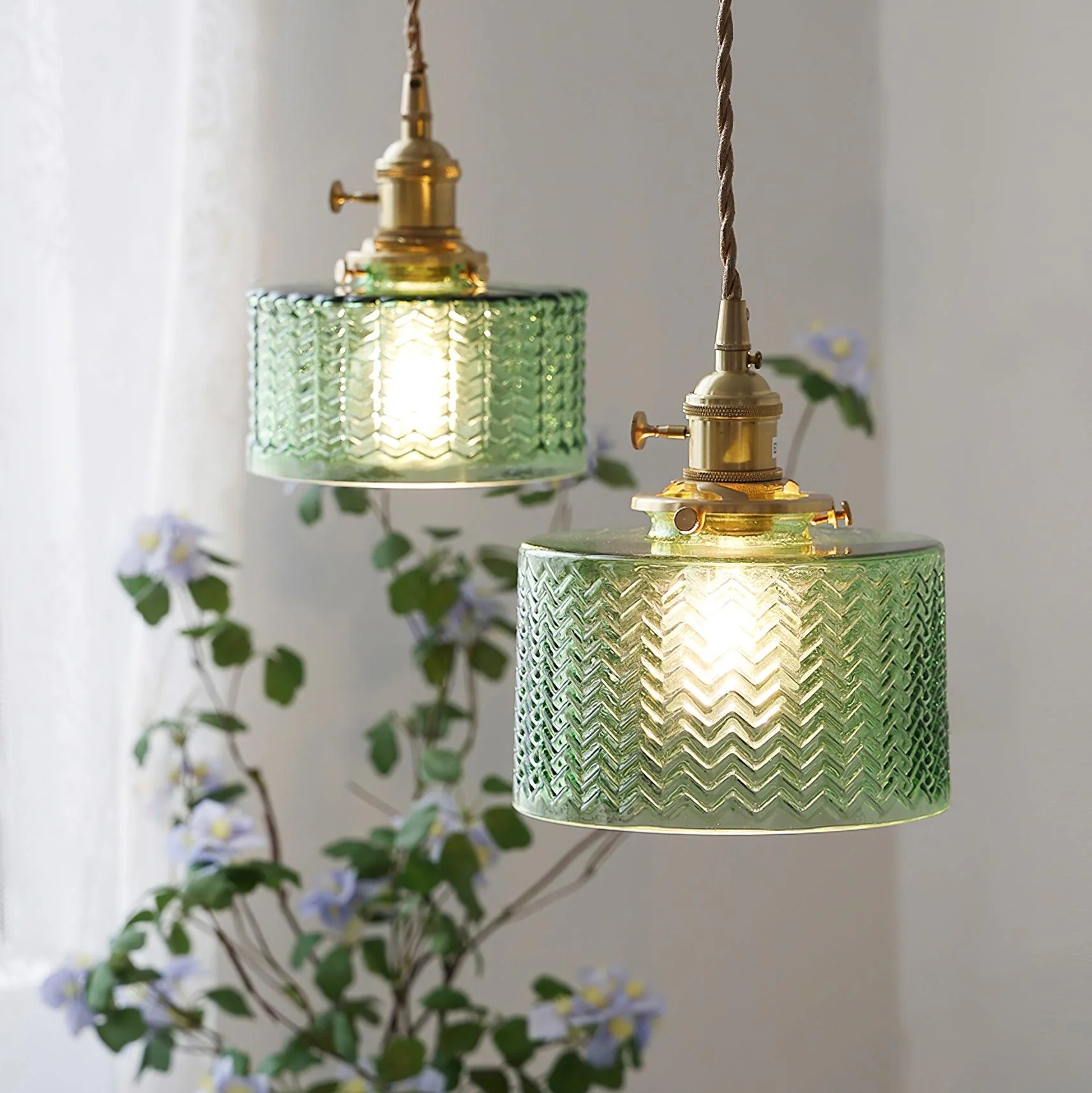 Matilda Vintage Glass Pendant Light - Image 2