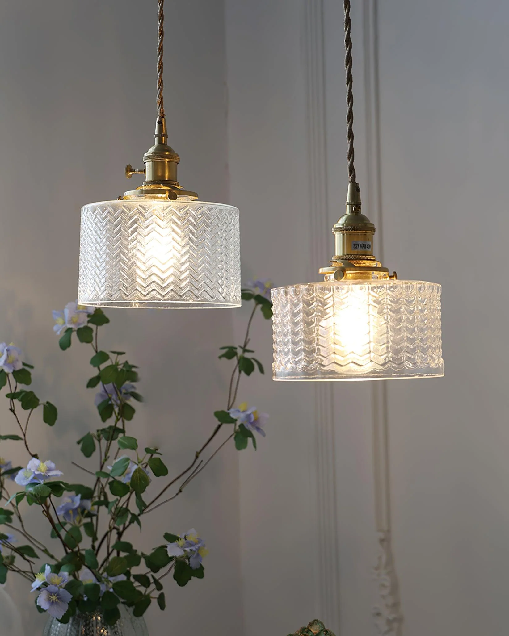 Matilda Vintage Glass Pendant Light - Image 8