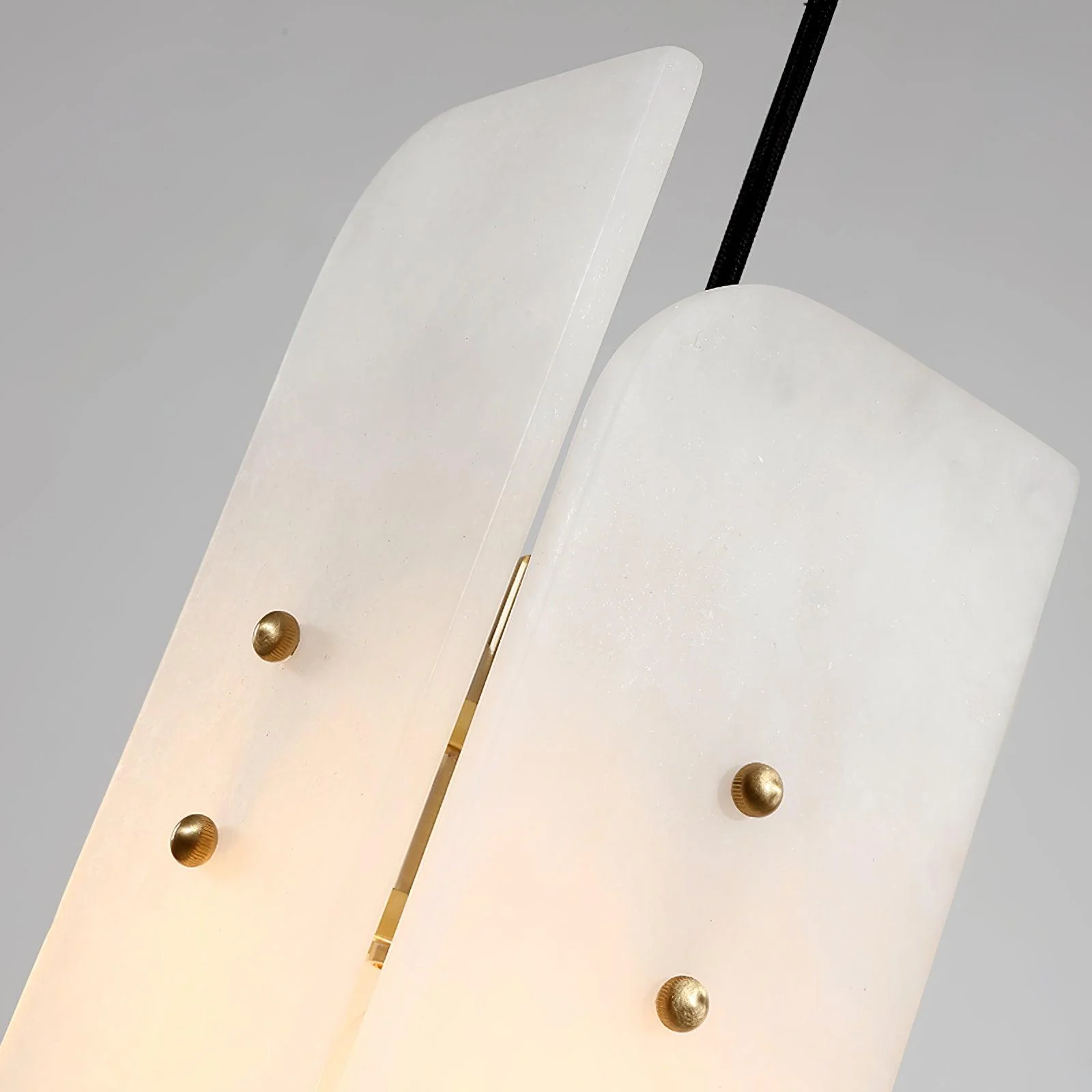 Megalith Minimalist Alabaster Pendant Light - Image 19