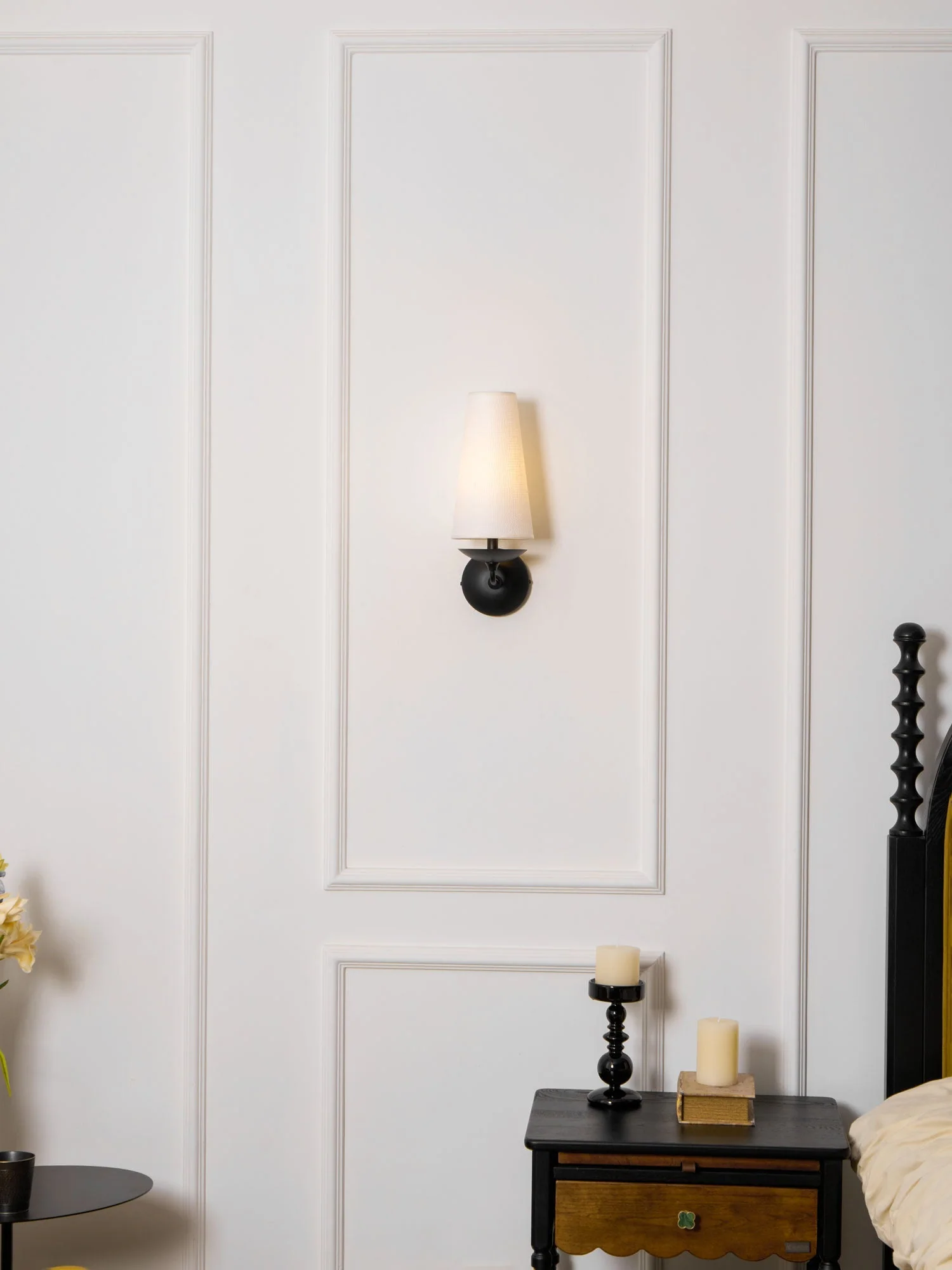 Merri Contemporary Fabric Wall Light - Image 26