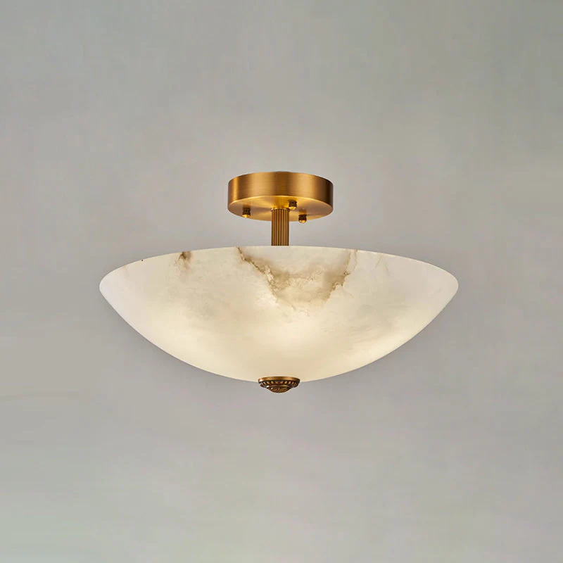 Meyda Retro Alabaster Ceiling Light - Image 11