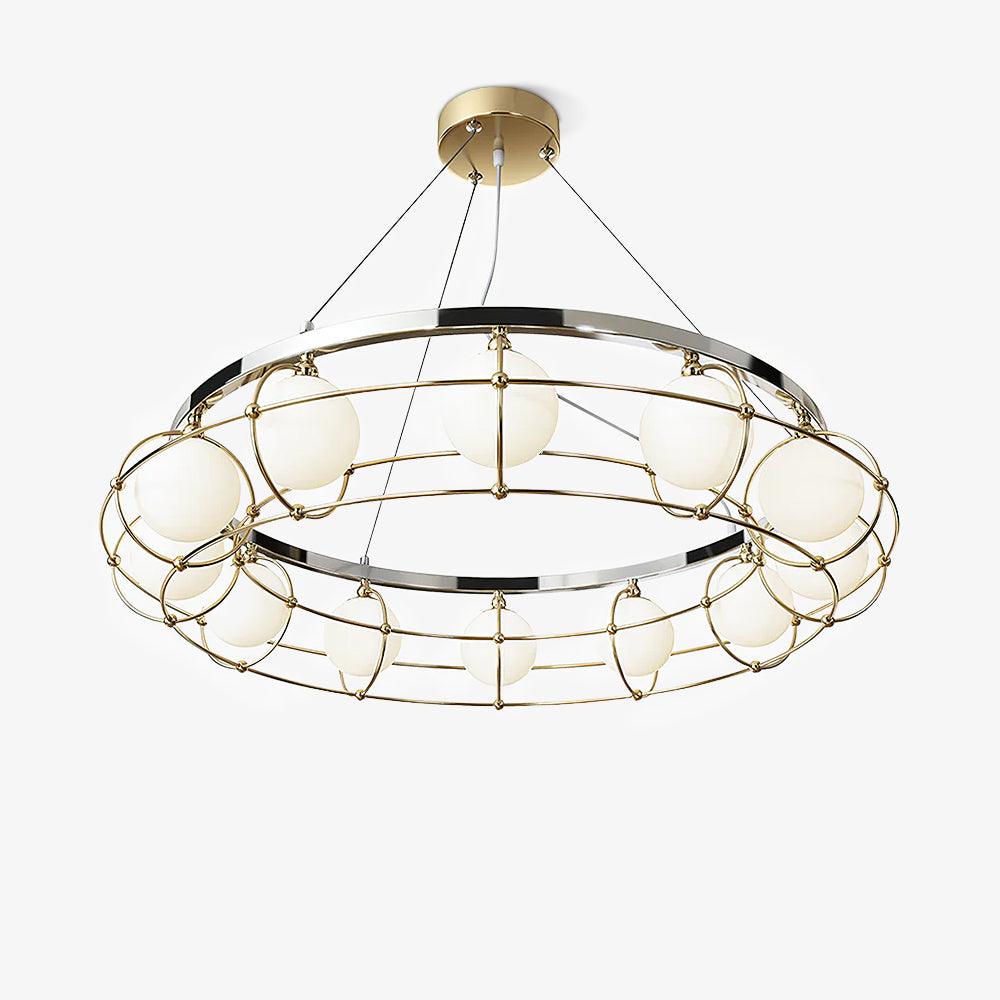 Mia Modern Glass Chandelier - Image 17