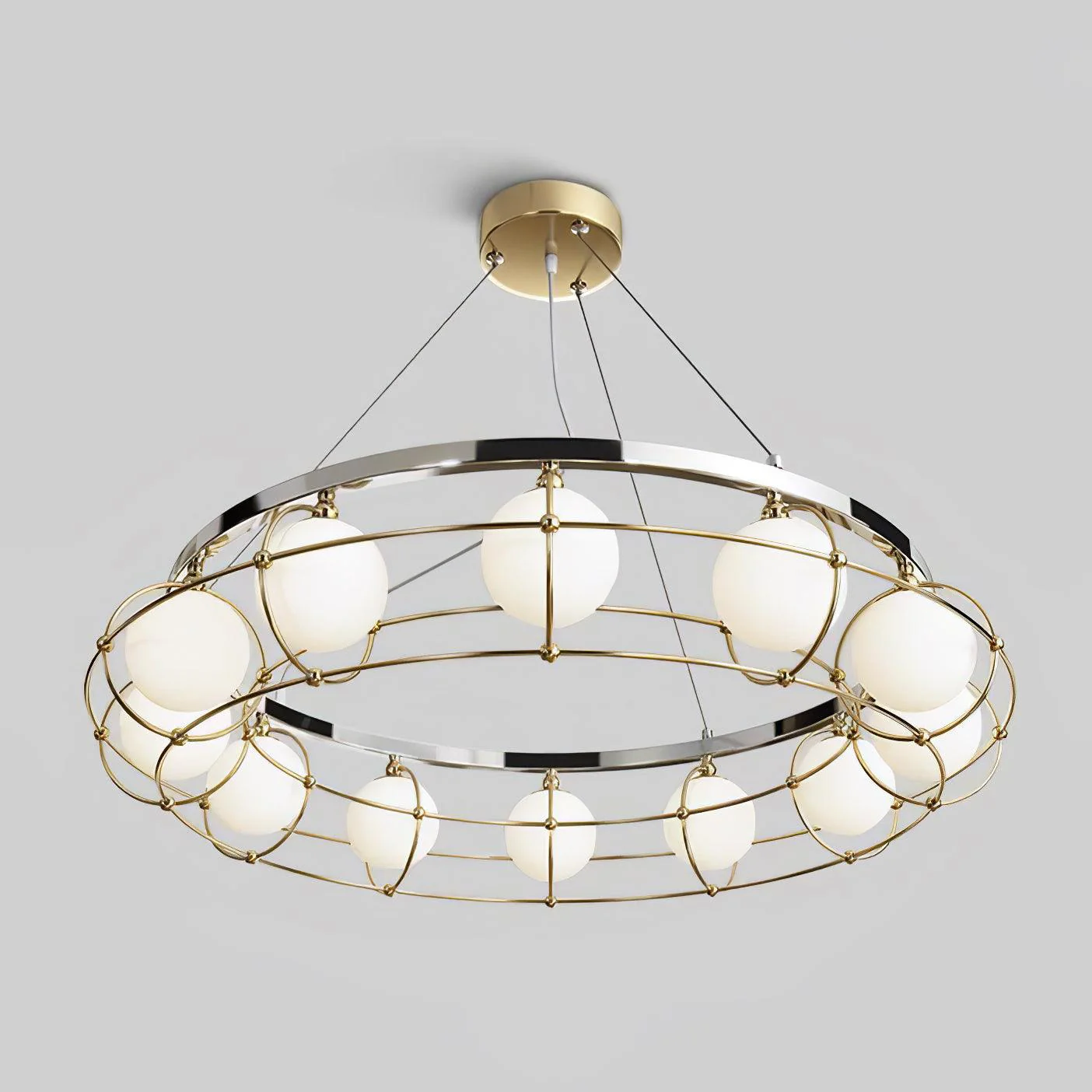Mia Modern Glass Chandelier - Image 19