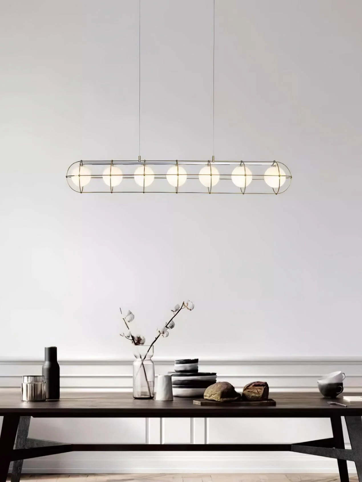Mia Modern Glass Chandelier - Image 23