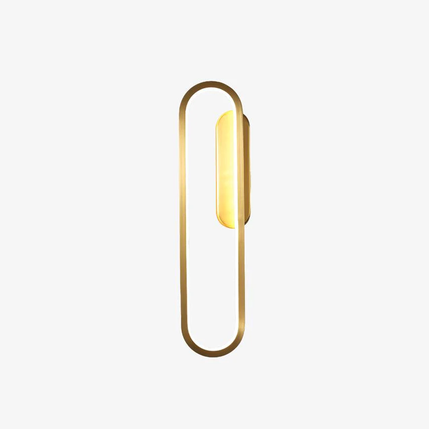 Mirage Classic Long Ova Brass Wall Lamp