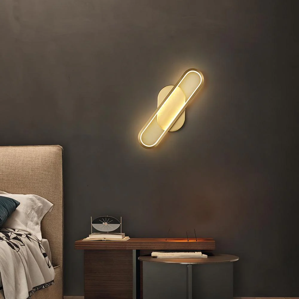 Mirage Classic Long Ova Brass Wall Lamp - Image 15