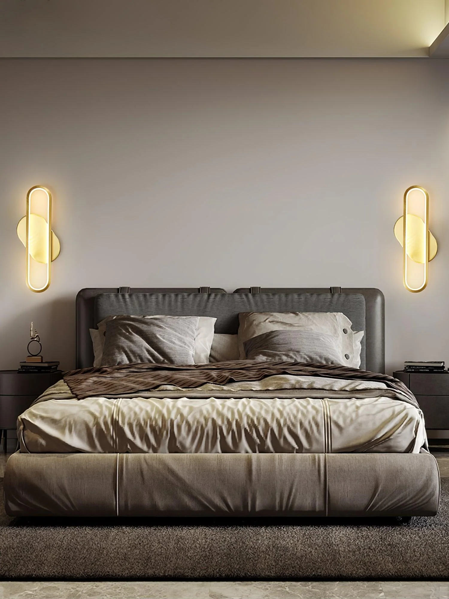 Mirage Classic Long Ova Brass Wall Lamp - Image 22