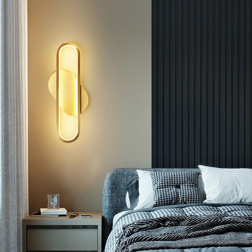 Mirage Classic Long Ova Brass Wall Lamp - Image 28