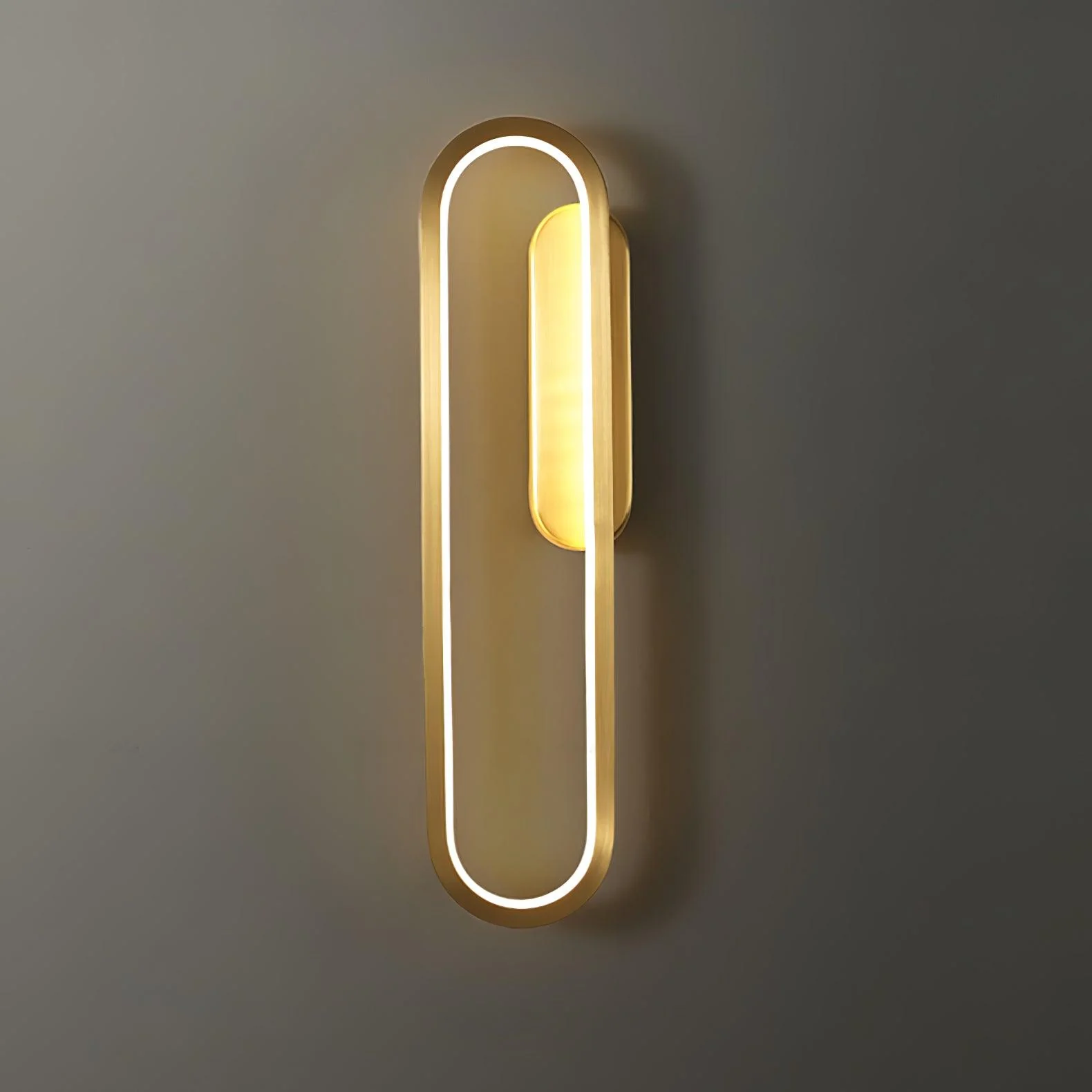 Mirage Classic Long Ova Brass Wall Lamp - Image 32