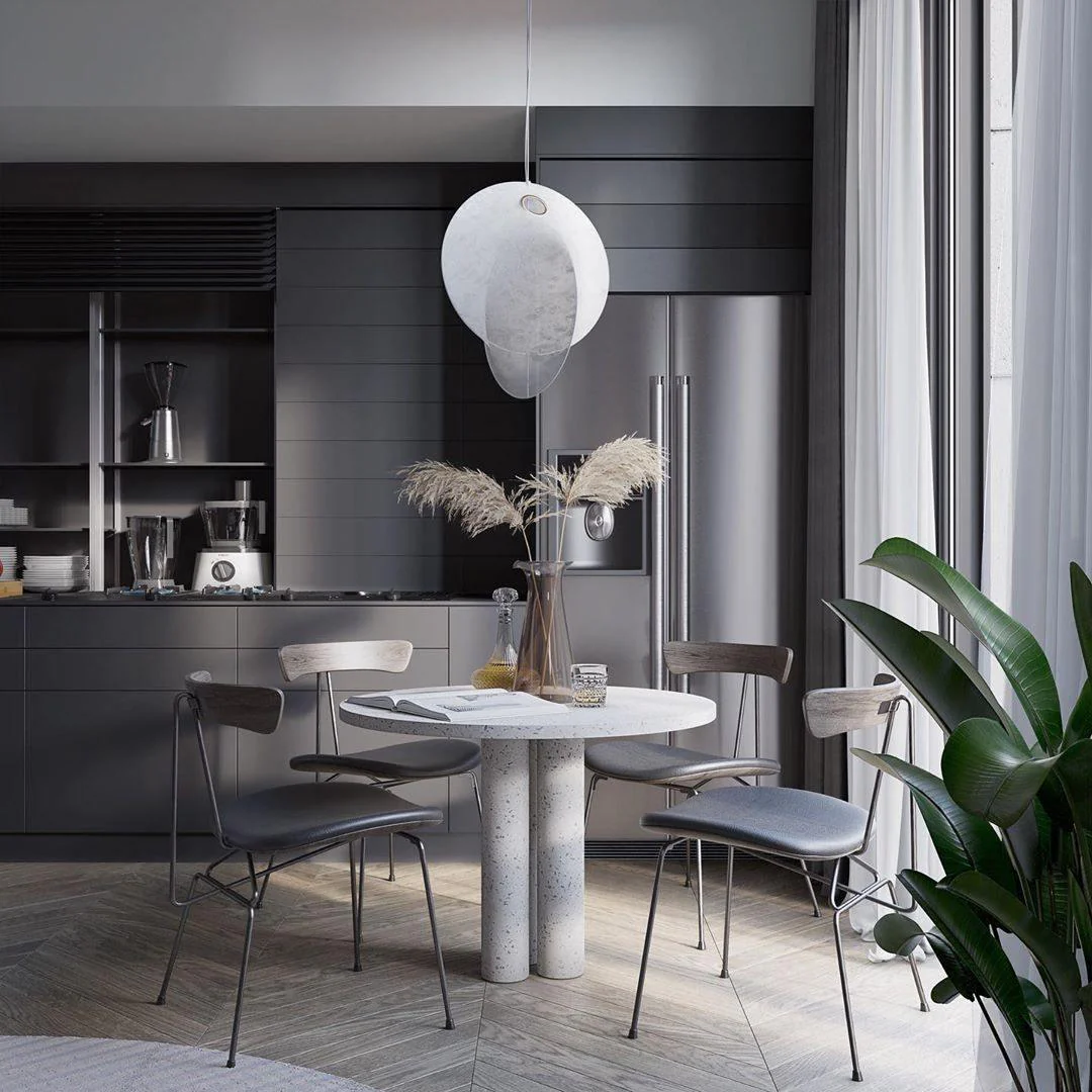 Mirelian Steel Artistic Pendant Lamp - Image 12
