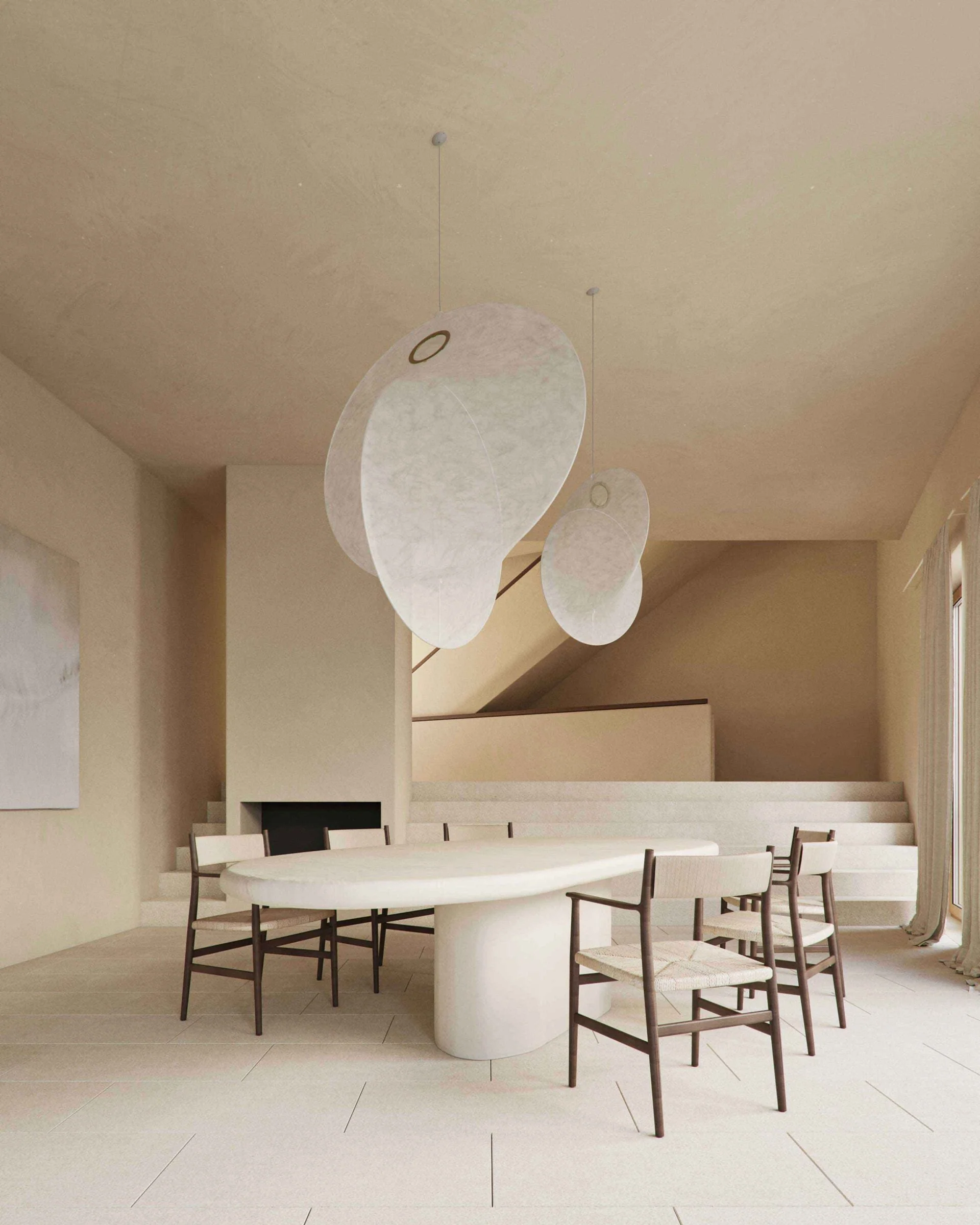 Mirelian Steel Artistic Pendant Lamp - Image 35