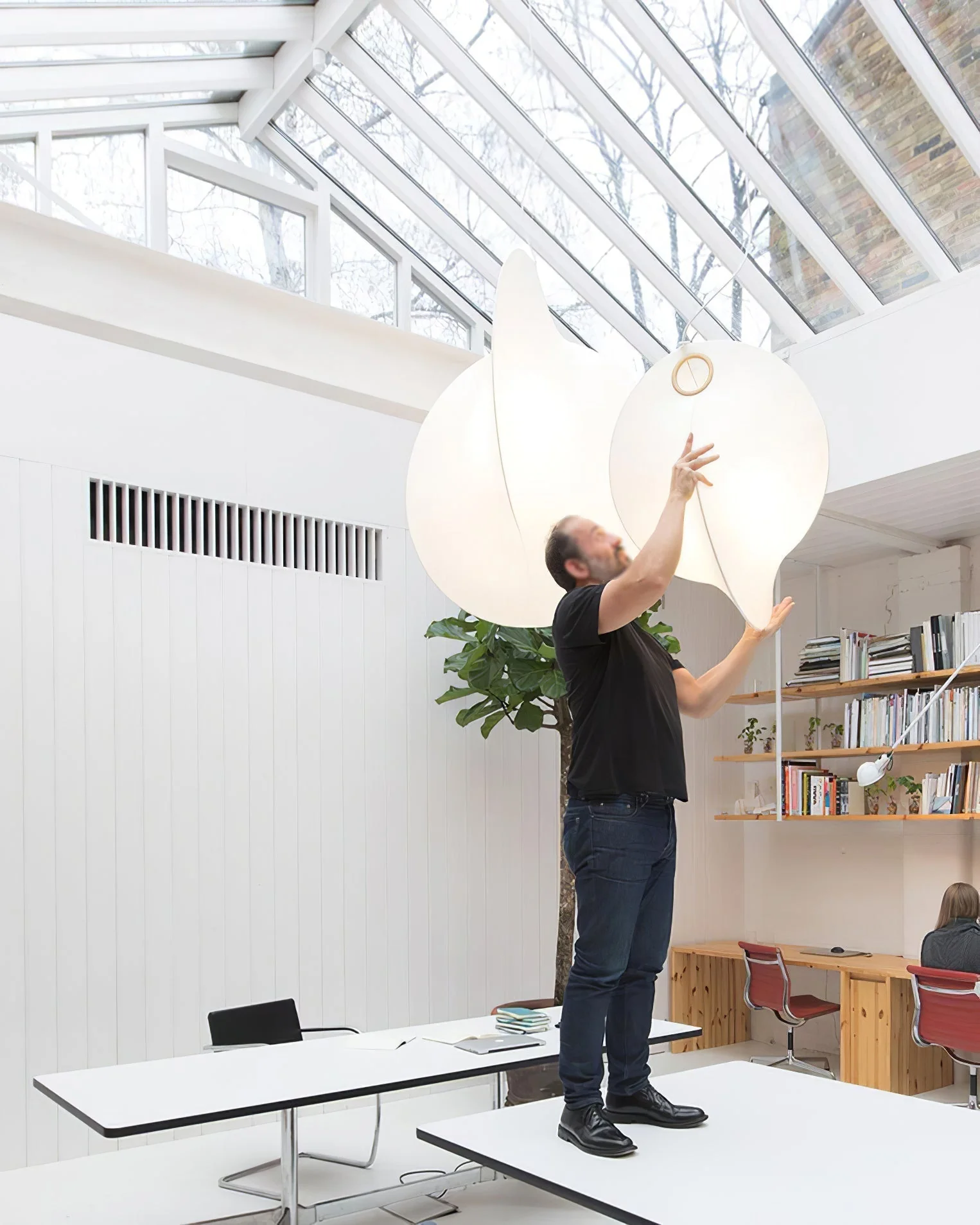 Mirelian Steel Artistic Pendant Lamp - Image 47