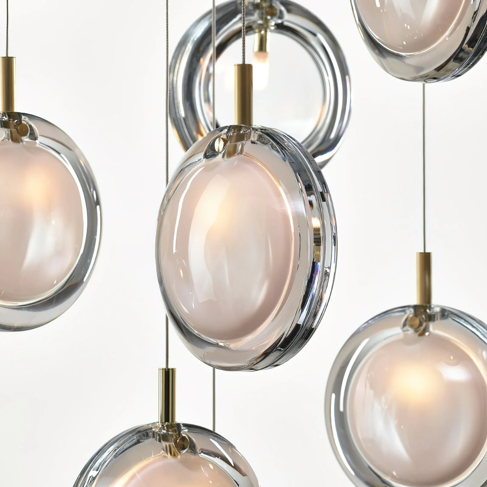 Misto Minimalist Glass Chandelier - Image 26
