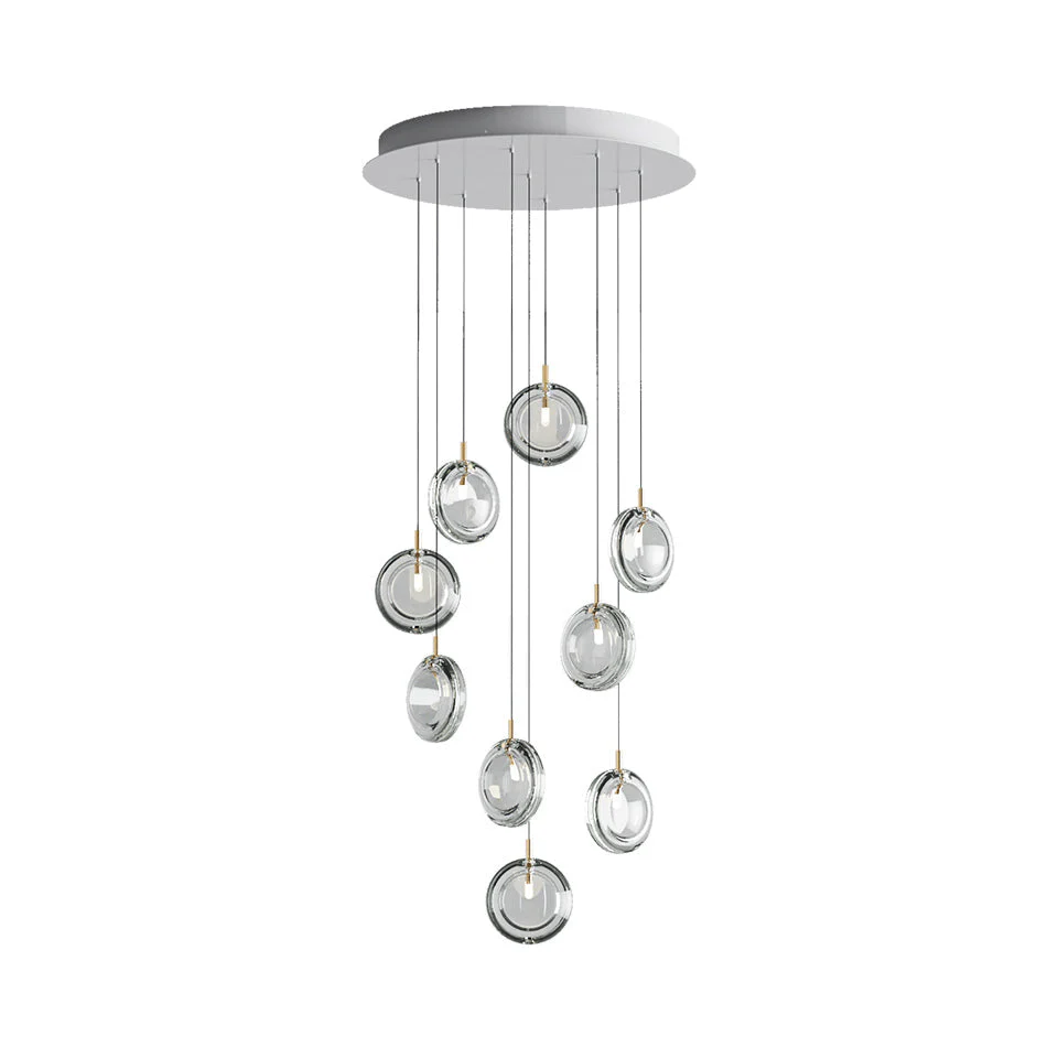 Misto Minimalist Glass Chandelier - Image 36