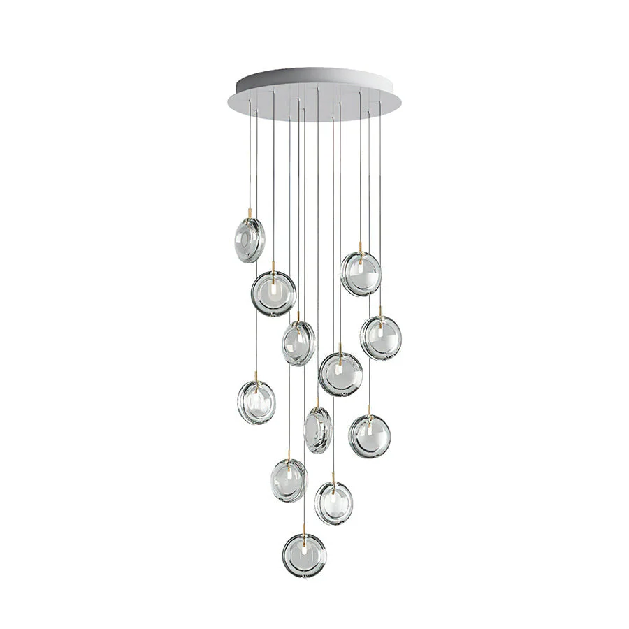 Misto Minimalist Glass Chandelier - Image 39