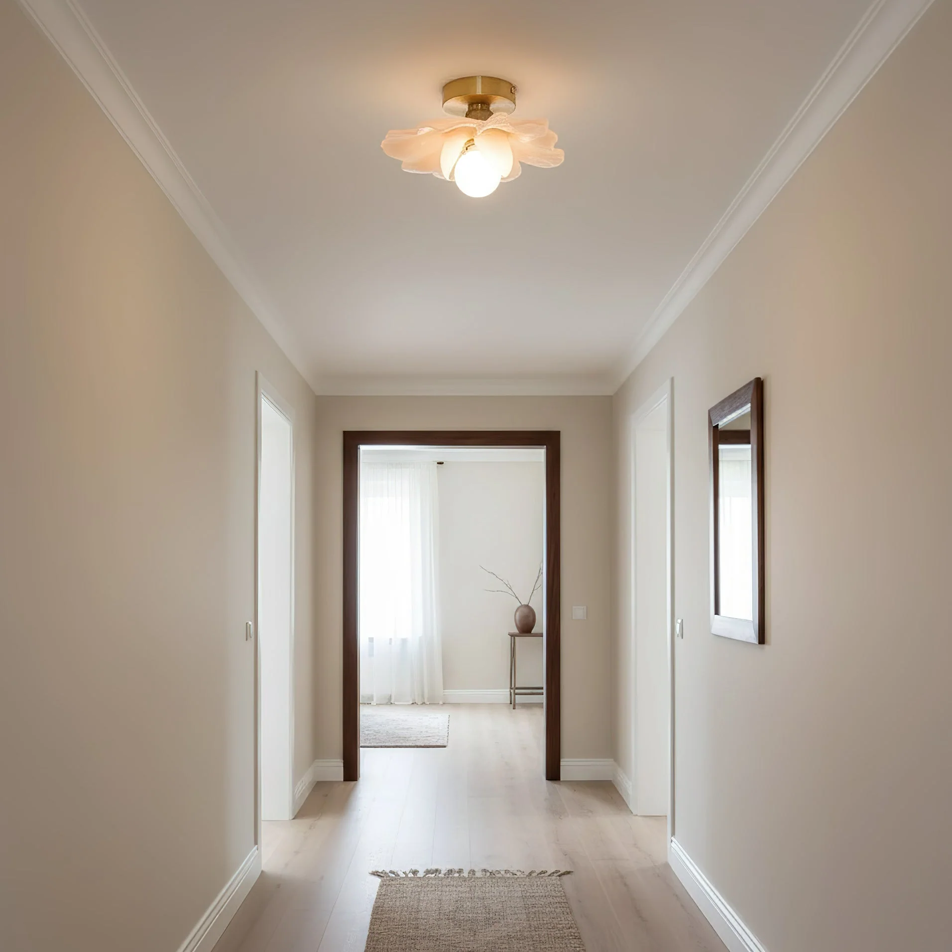 Modern Brass Ceiling Light - Image 18