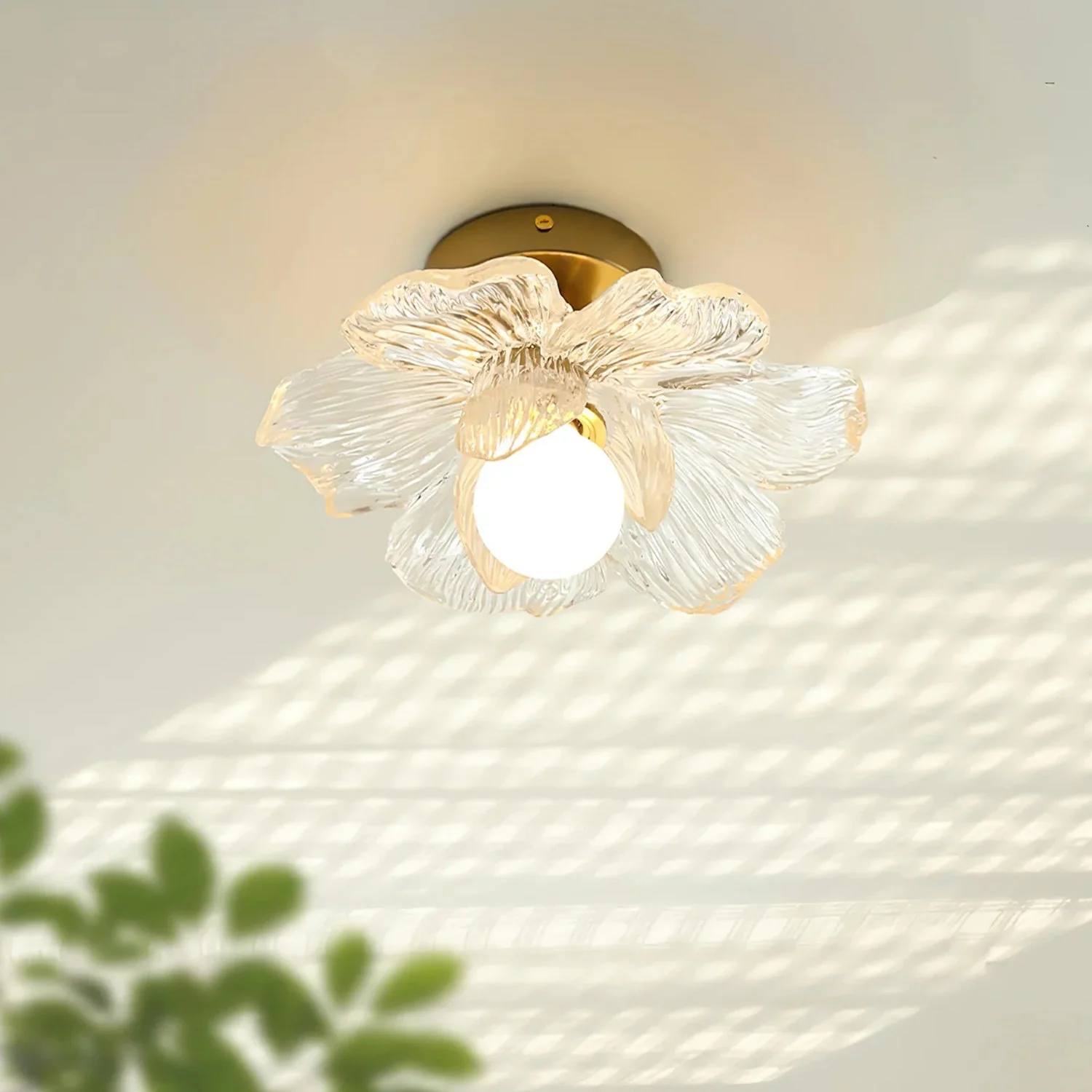 Modern Brass Ceiling Light - Image 2