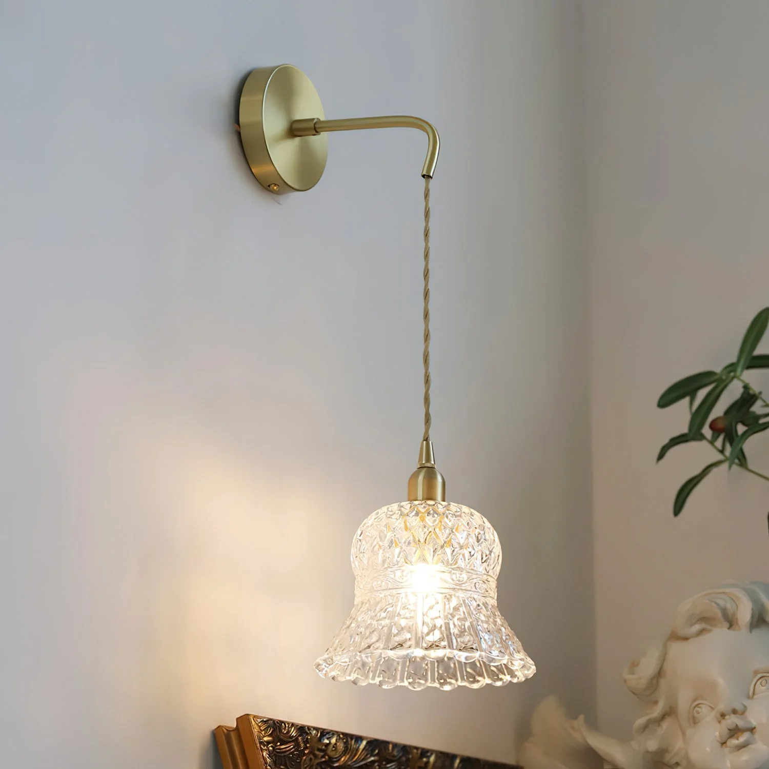Modern Brass Wall Light - Image 12