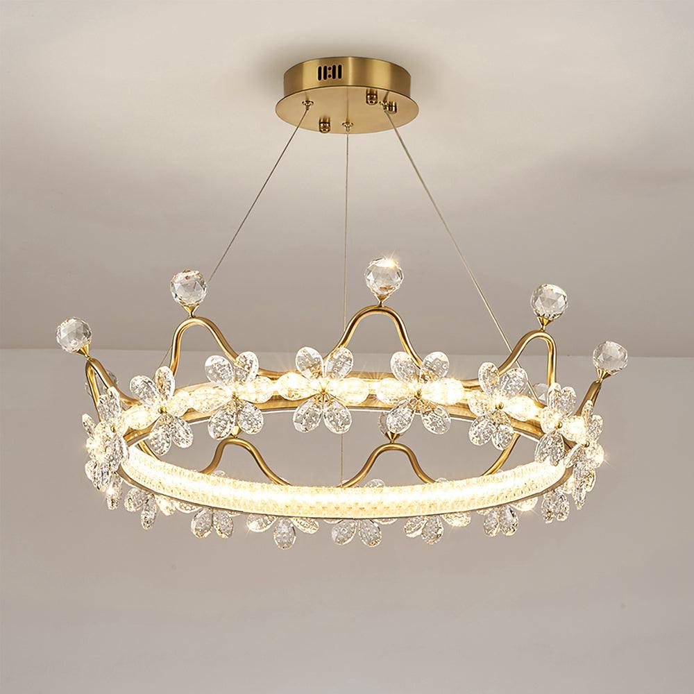 Modern Contemporary Crystal Chandelier - Image 2