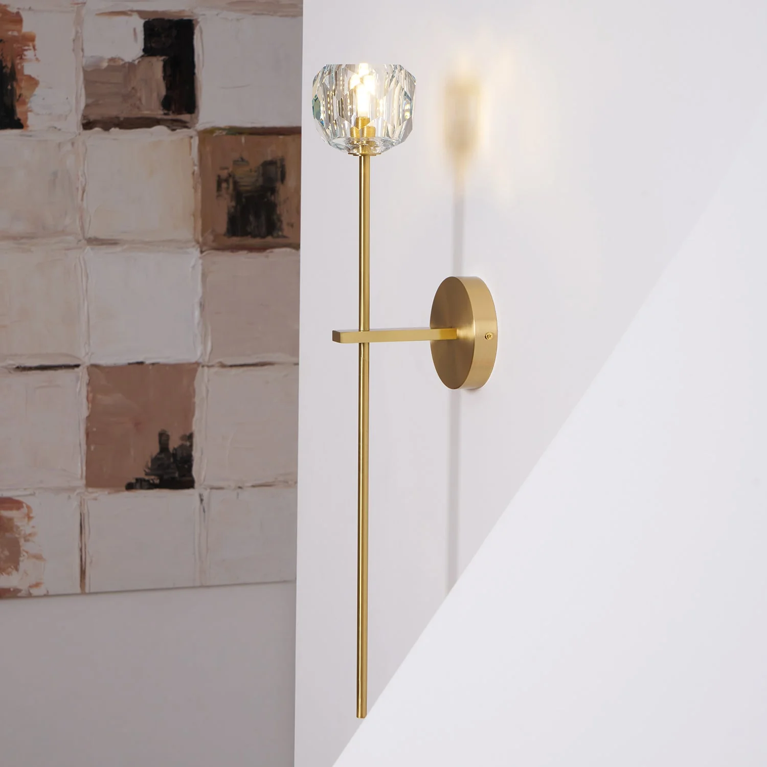 Modern Contemporary Crystal Wall Lamp - Image 10