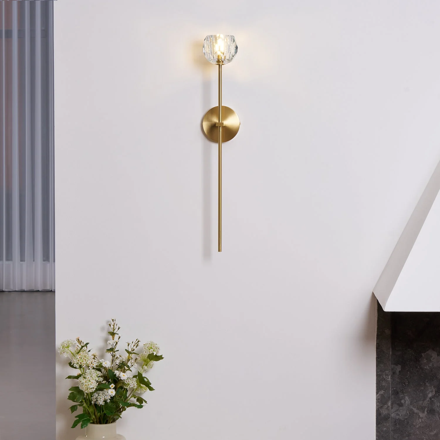 Modern Contemporary Crystal Wall Lamp - Image 11