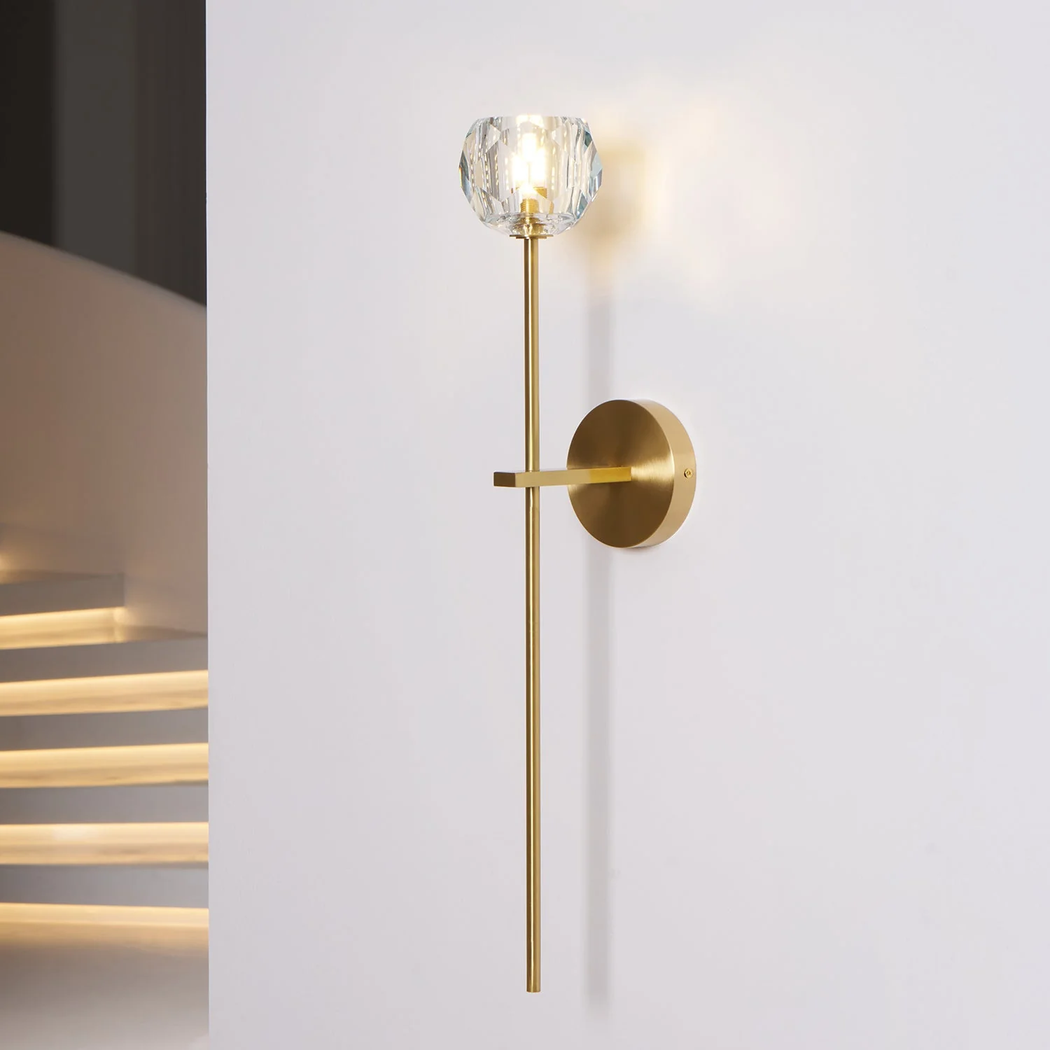 Modern Contemporary Crystal Wall Lamp - Image 12