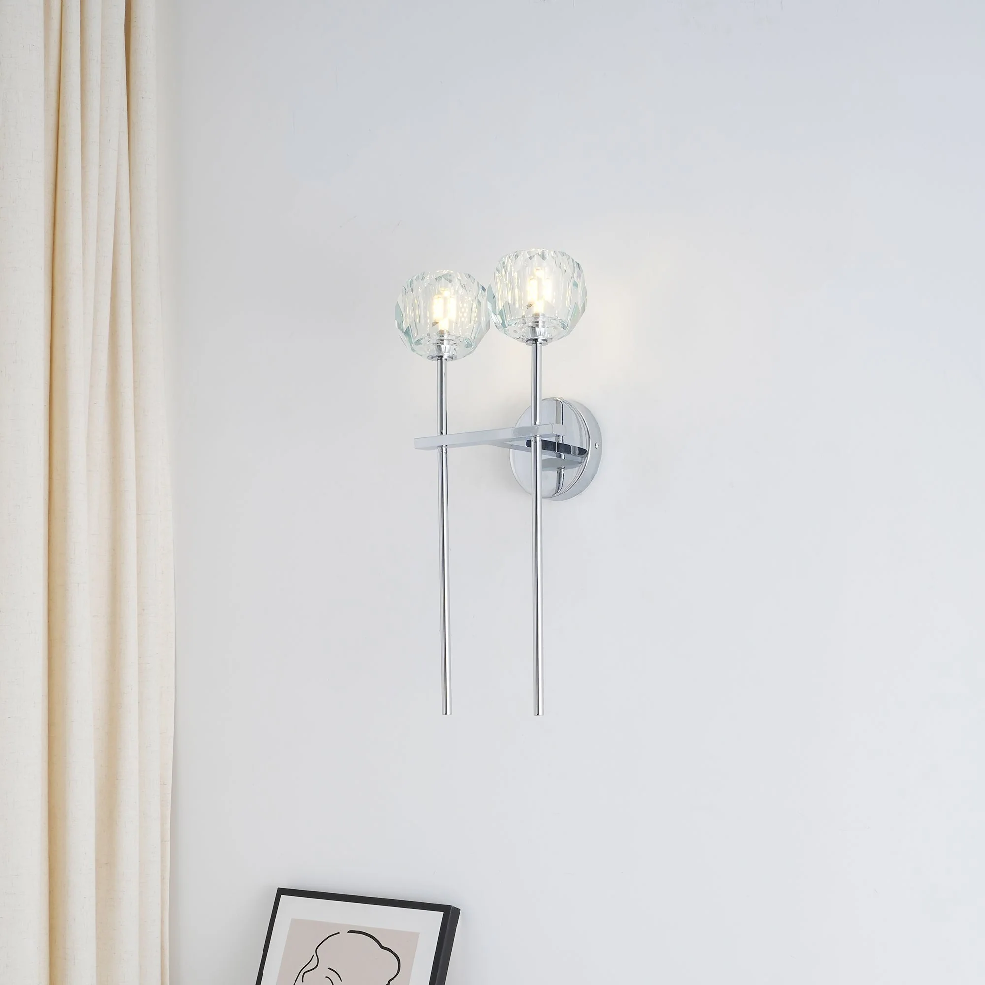 Modern Contemporary Crystal Wall Lamp - Image 16