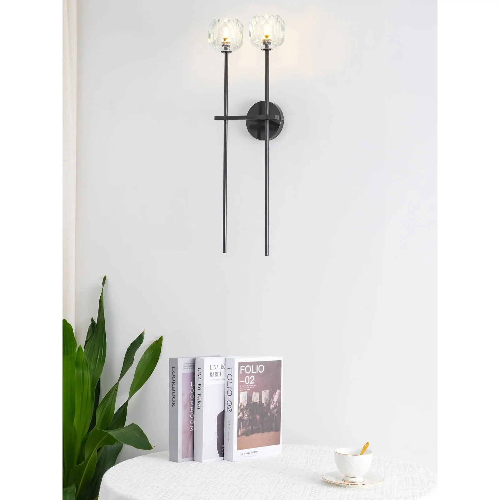 Modern Contemporary Crystal Wall Lamp - Image 19