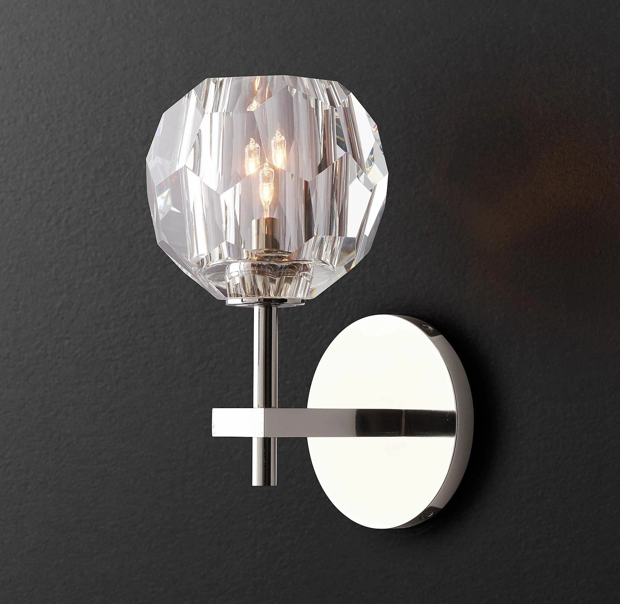 Modern Contemporary Crystal Wall Lamp - Image 2