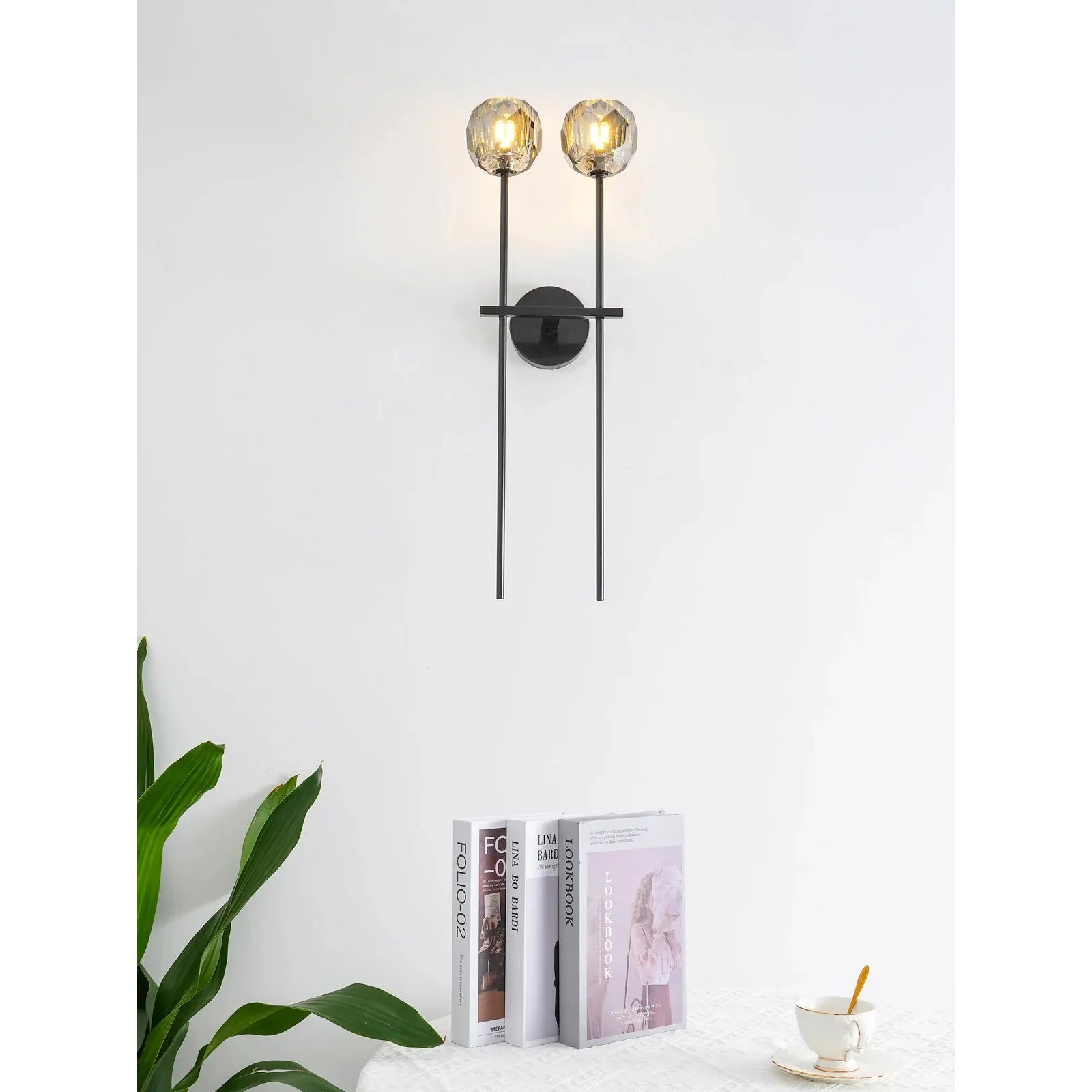 Modern Contemporary Crystal Wall Lamp - Image 20