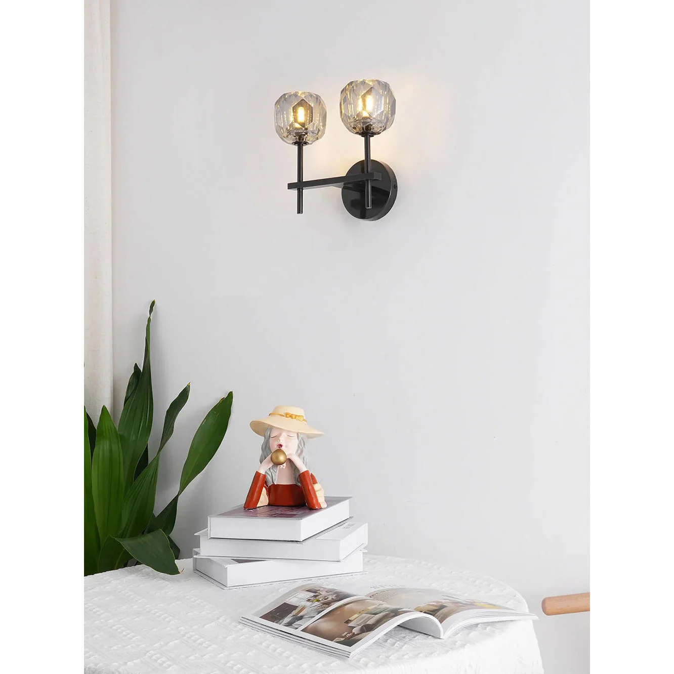 Modern Contemporary Crystal Wall Lamp - Image 27