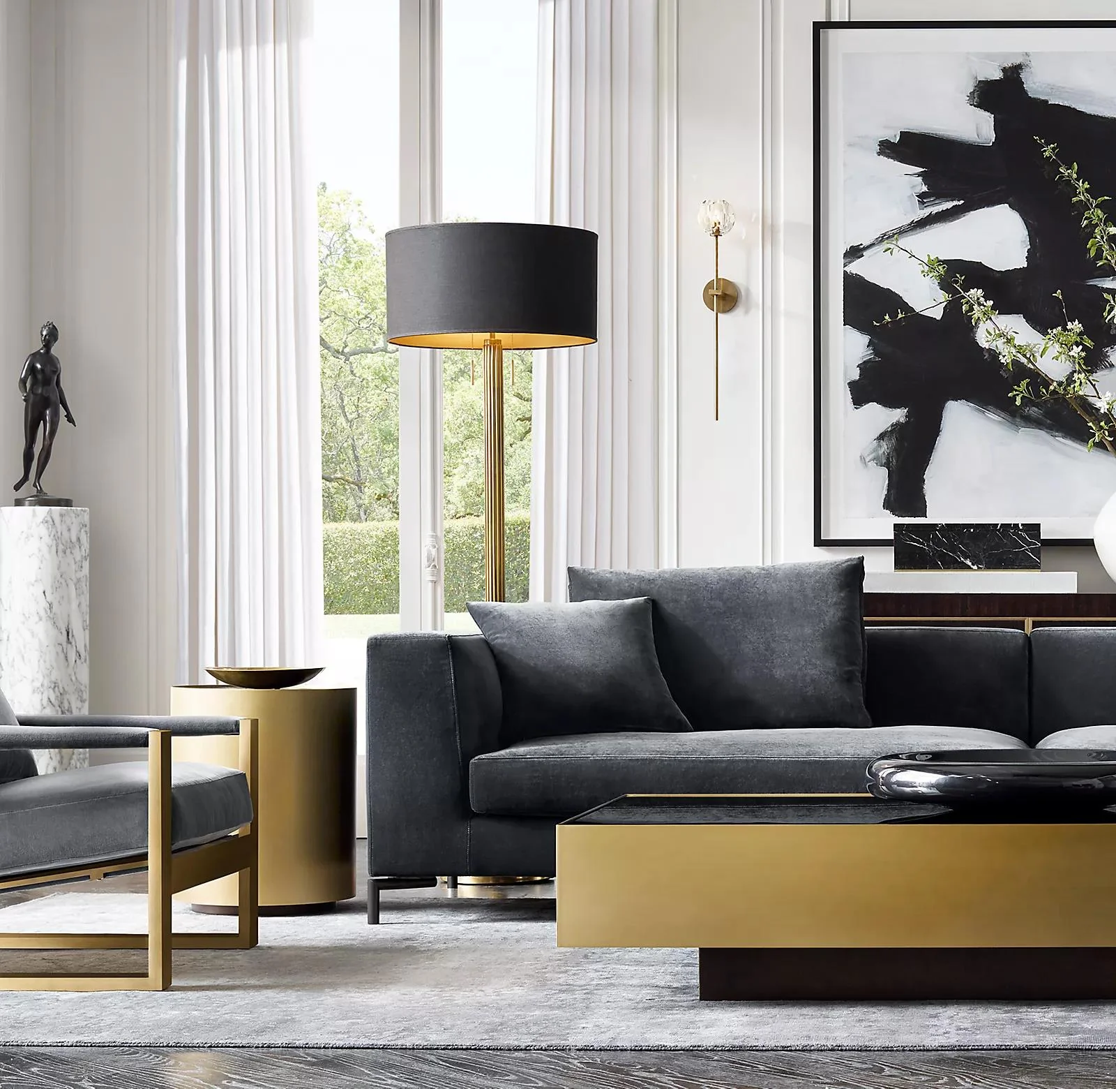 Modern Contemporary Crystal Wall Lamp - Image 8