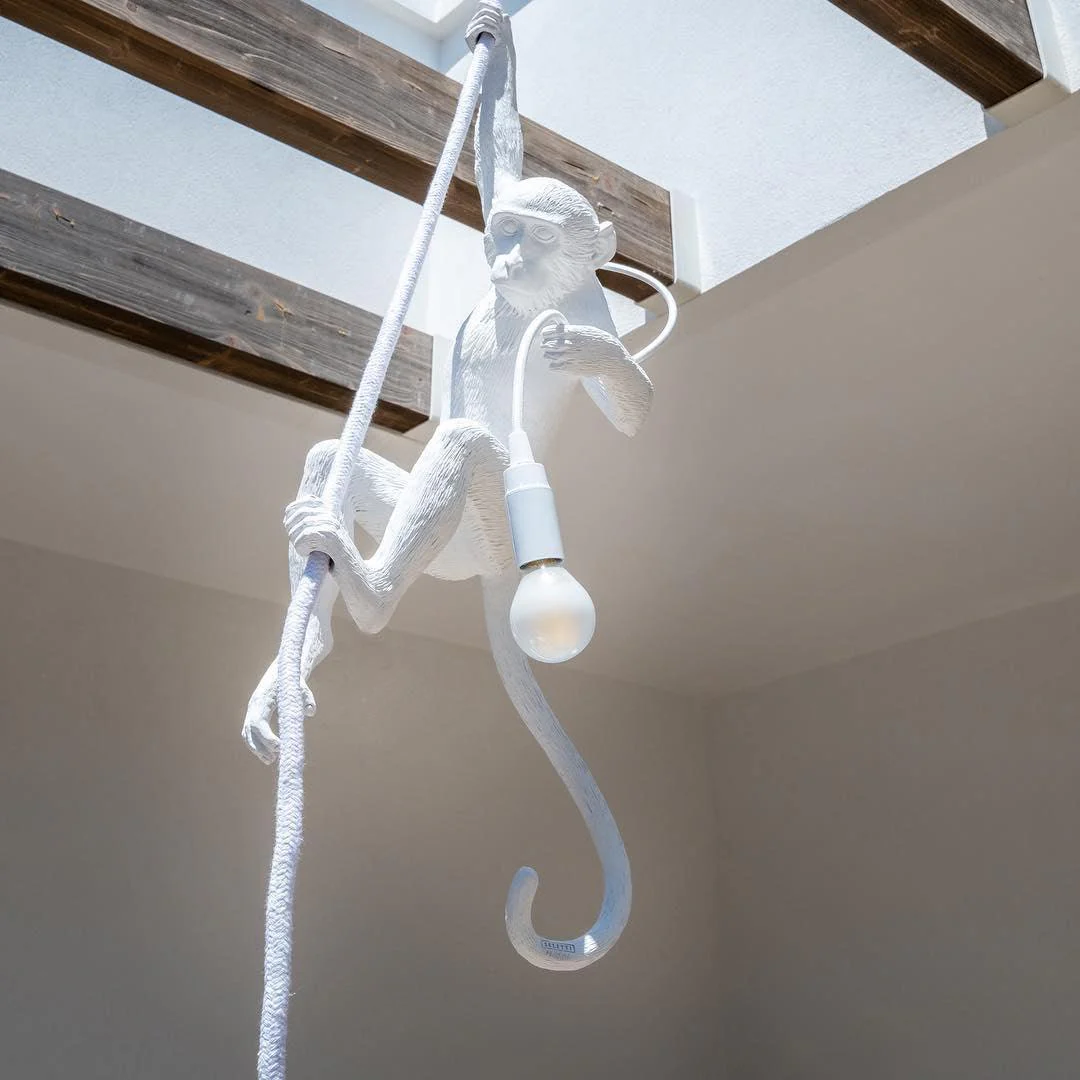 Zalira Resin Rope Artistic Pendant Lamp - Image 29