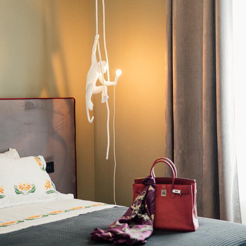 Zalira Resin Rope Artistic Pendant Lamp - Image 3